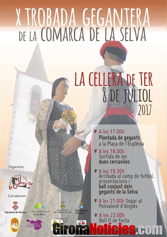 Trobada Gegantera de la comarca de la Selva