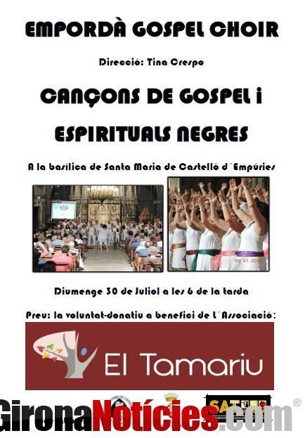 El concert Empord� Gospel Choir aquest diumenge a la Bas�lica de Santa Maria