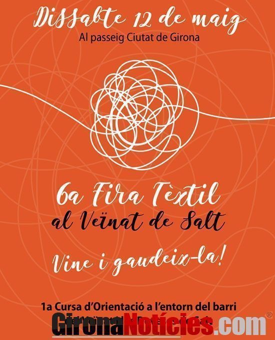 La Fira T�xtil de Salt aquest dissabte 12 de maig