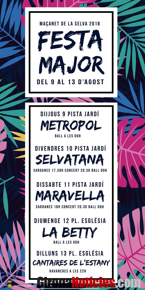 Festa Major de Ma�anet de la Selva 