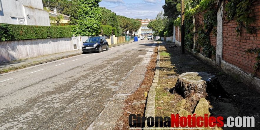 El tram del carrer de Josep Pla que s'inclou dins el projecte 