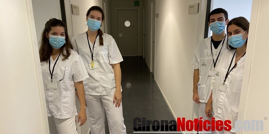 Estudiants i allotjament a l'Hospital d'Olot 