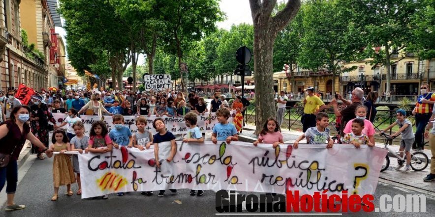 Manifestació a Perpinyà 