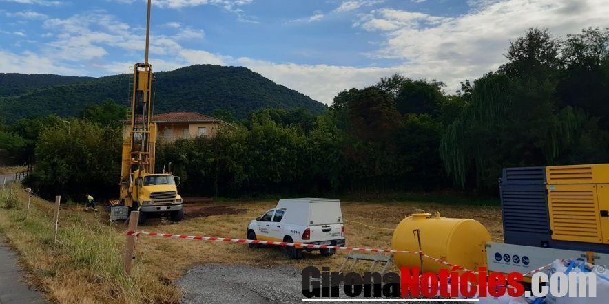 Obres nou pou a la zona de Perecaula   