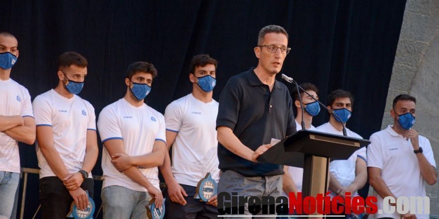 Acte de reconeixement a l’equip de waterpolo 