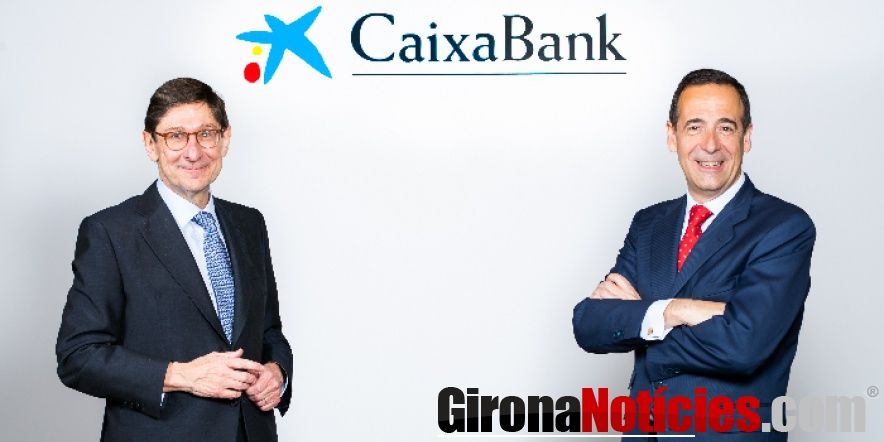 José Ignacio Goirigolzarri, presidente de CaixaBank, y Gonzalo Gortázar, consejero delegado 