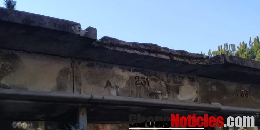 Cementiri nou de Girona aquest matí 