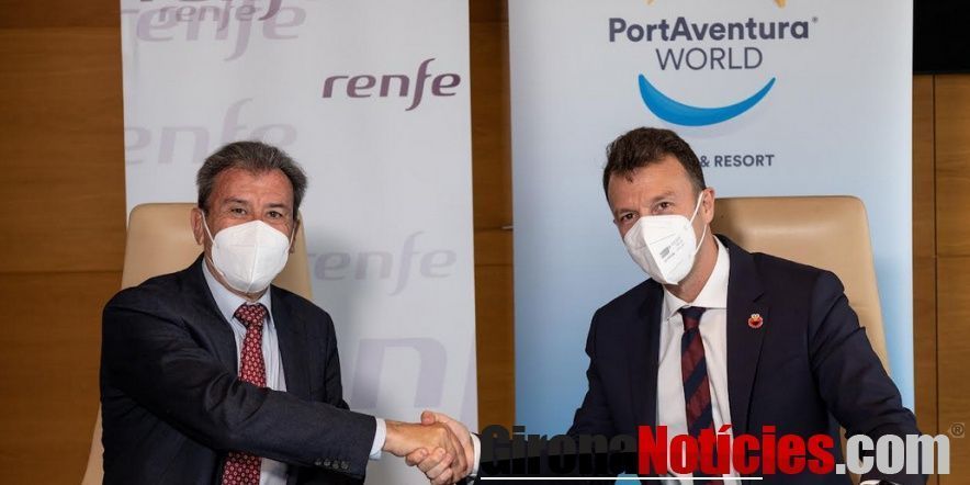 Acord PortAventura World i Renfe  