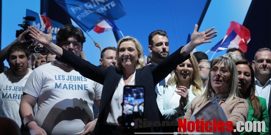 Mitin de Marine Le Pen en Perpignan  