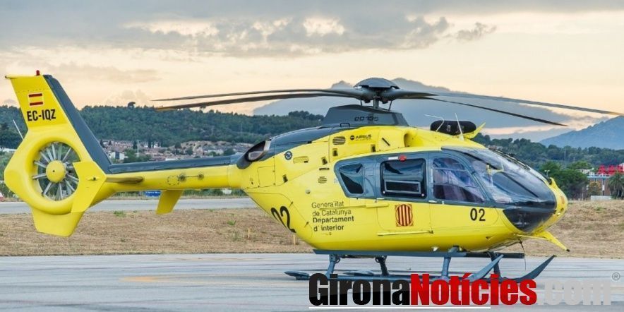 Helicòpter amb el Grup d'Actuacions Especials 