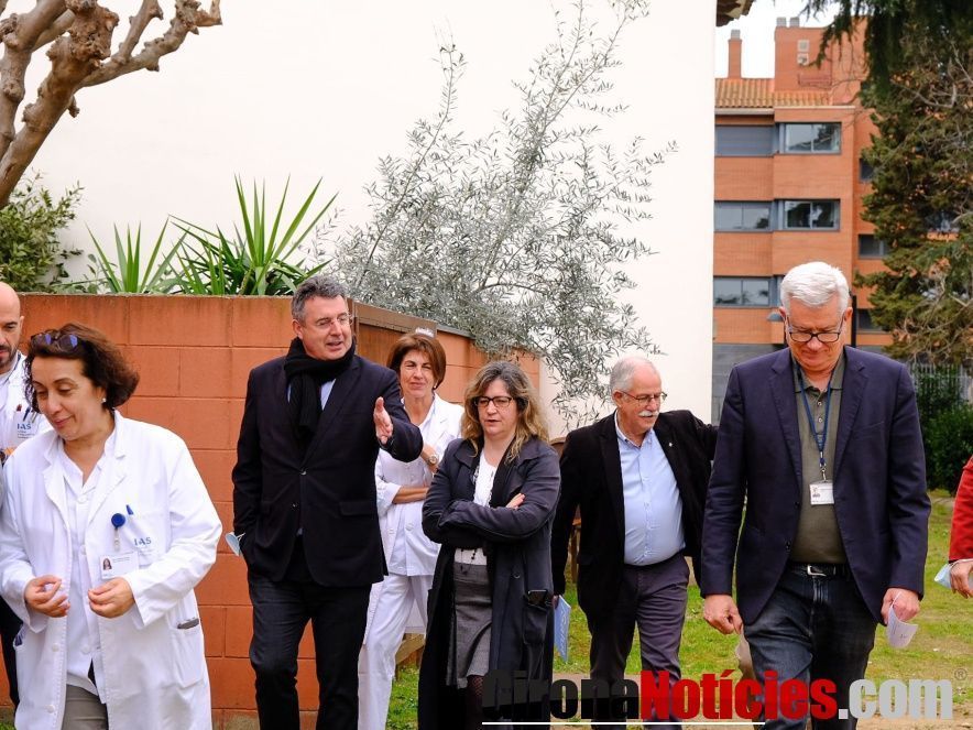 Visita al Parc Hospitalari Martí i Julià i a les obres d’ampliació   