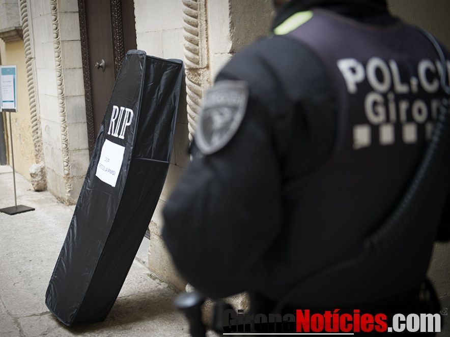 Protesta Policia Municipal de Girona - © Glòria Sánchez / GN 