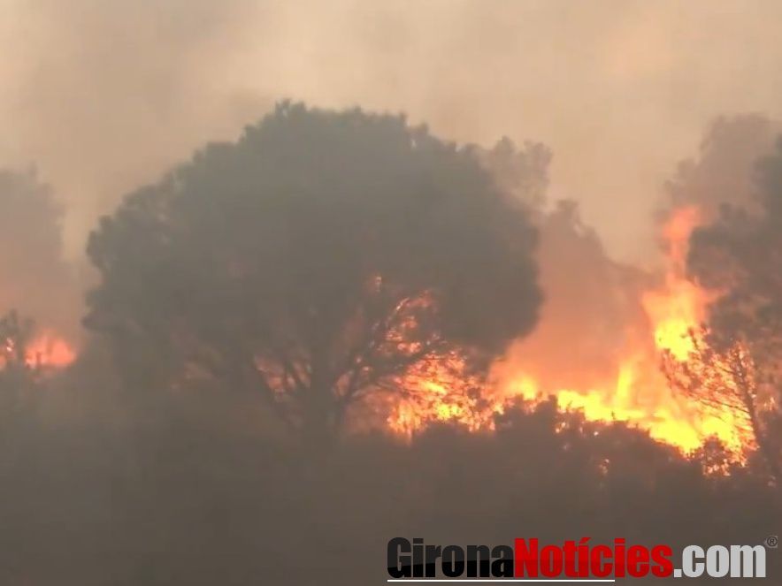 Incendi a Portbou 
