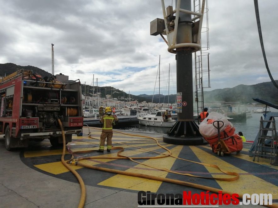 Simulacre al port de Port de la Selva / Gencat 