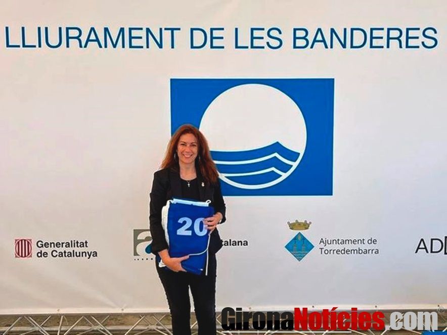Núria Escarpanter ha recollit els distintius 