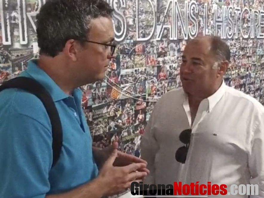 Xavier Crehuet amb el President Bernat Guasch 