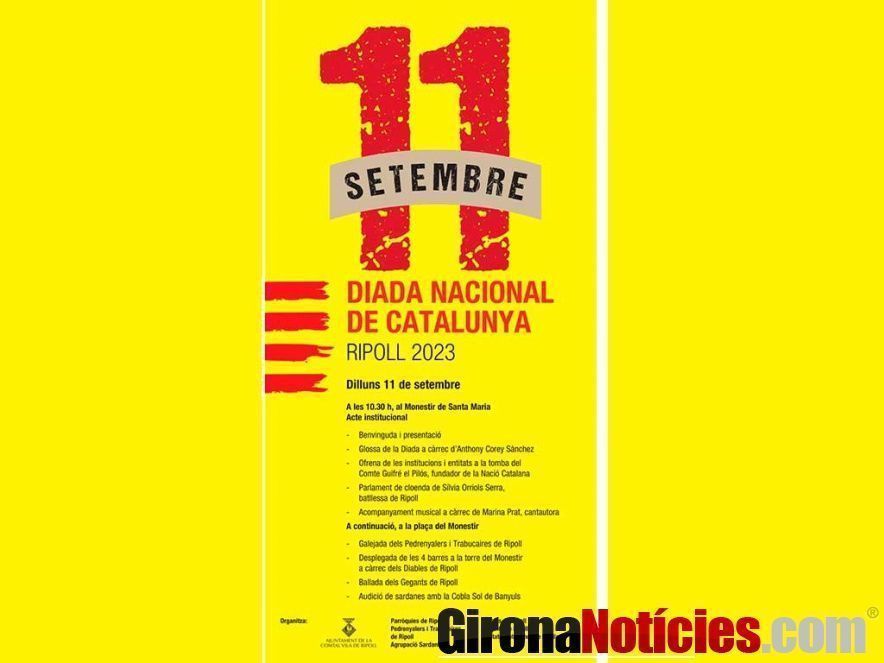  Diada Nacional de Catalunya a Ripoll 2023 