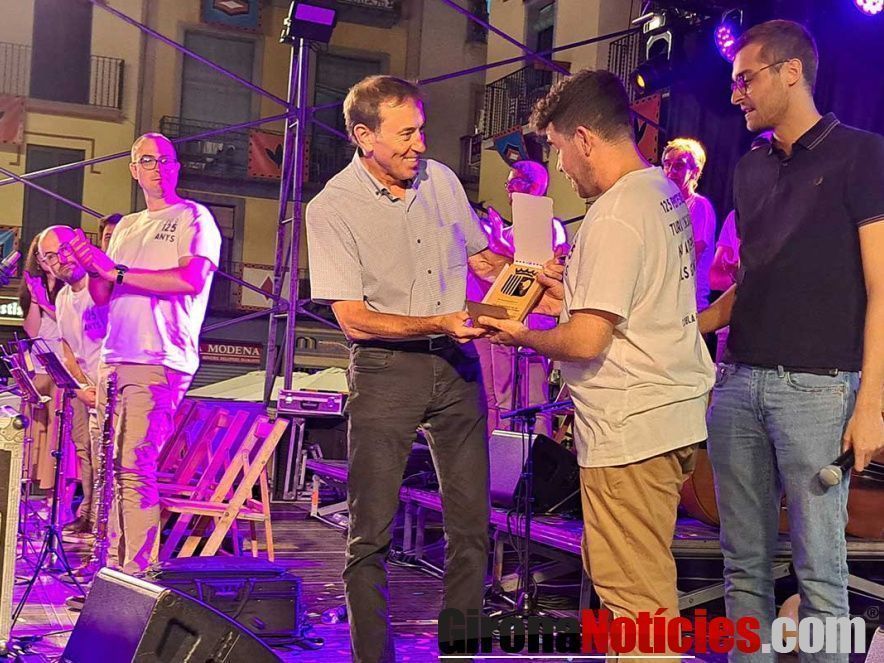 La Cobla Principal d'Olot ha celebrat els seus 125 anys d'història 