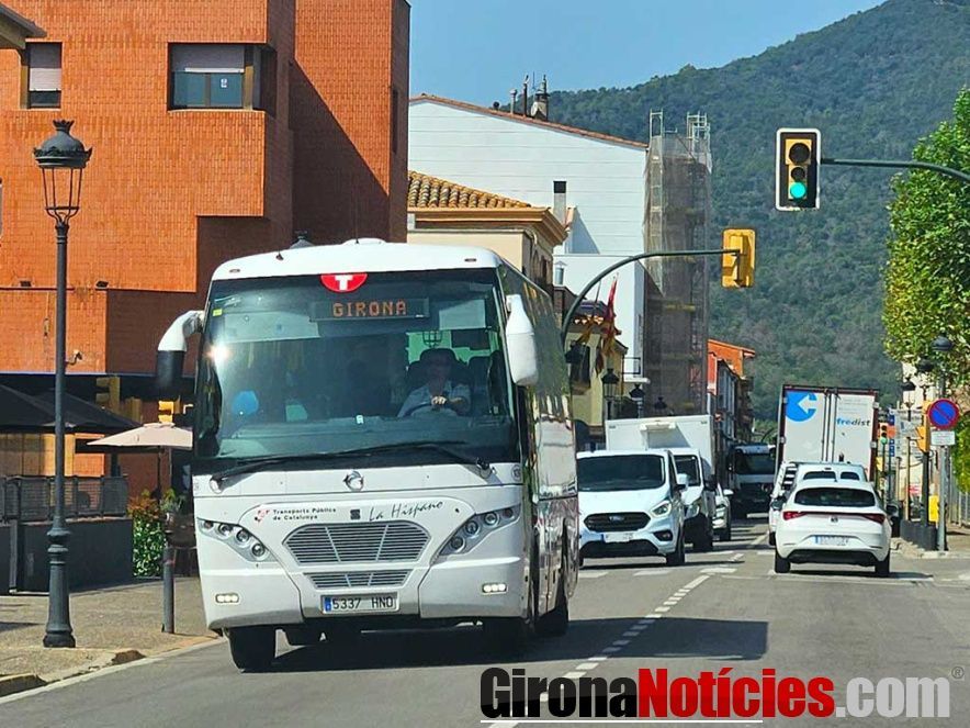 Autobús entre Sant Gregori i Girona  