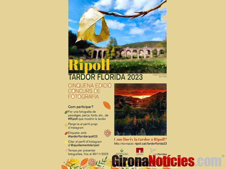 Concurs de fotografia Ripoll Tardor Florida 