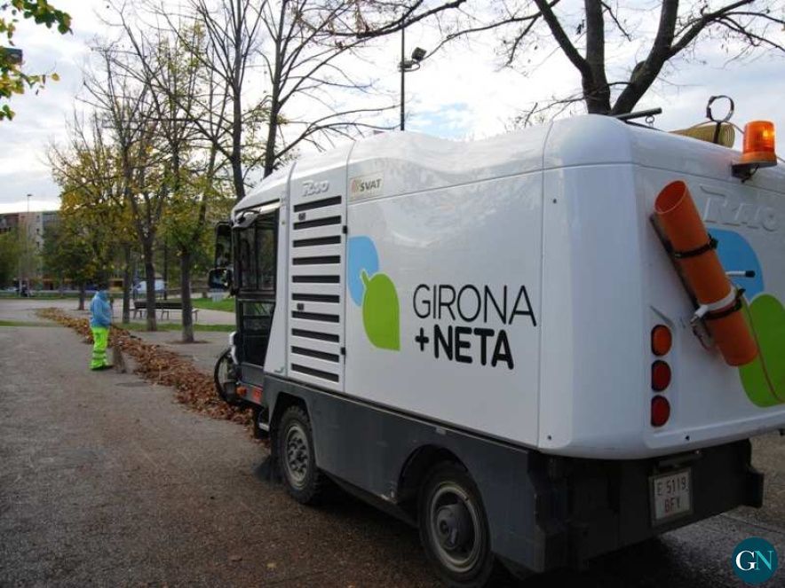 Neteja viària a Girona 