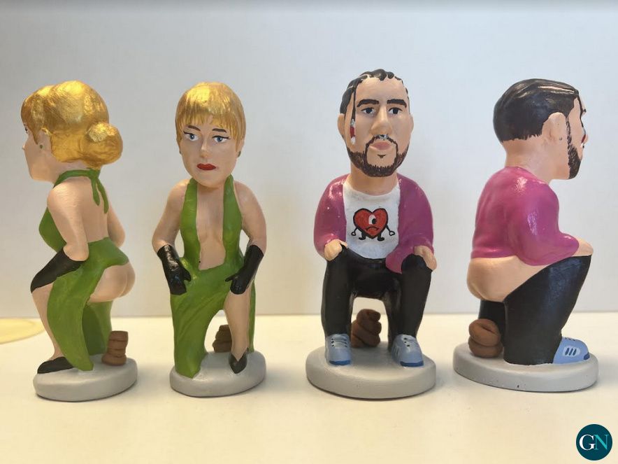 Caganers Taylor Swift i Bad Bunny