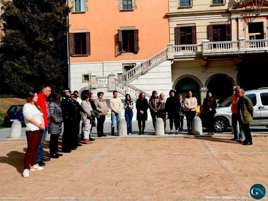 Minut de silenci a Ripoll 