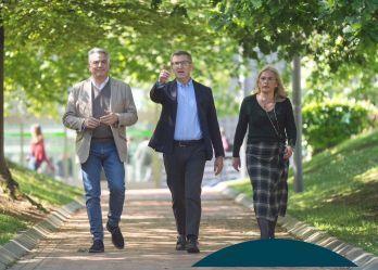 Feijóo en la campaña del PP