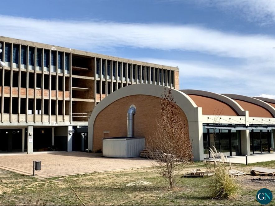 Vista exterior del complex que la Fundació Els Joncs té a Sarrià de Ter 