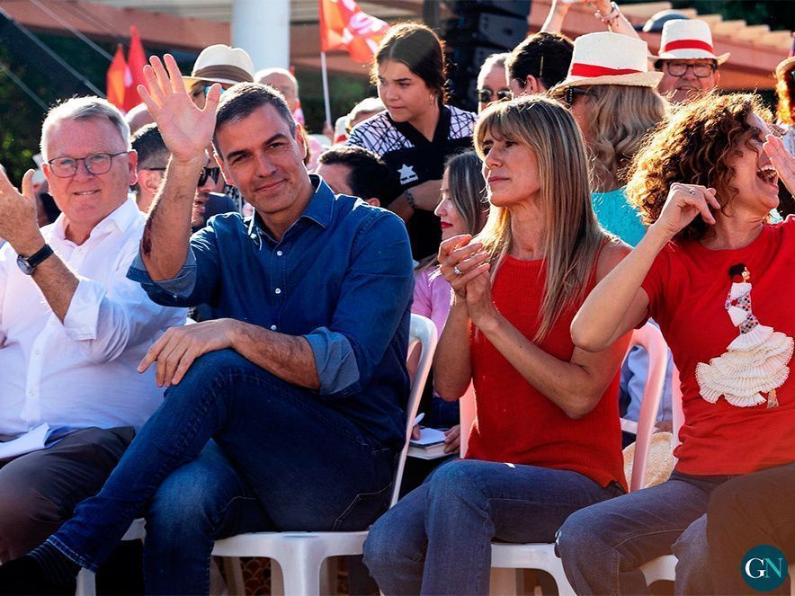 Acto del PSOE en  Benalmádena ( Málaga)