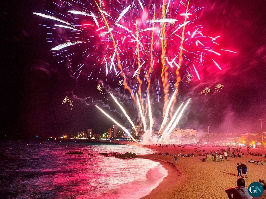 Focs de sant Joan a Platja d'Aro 
