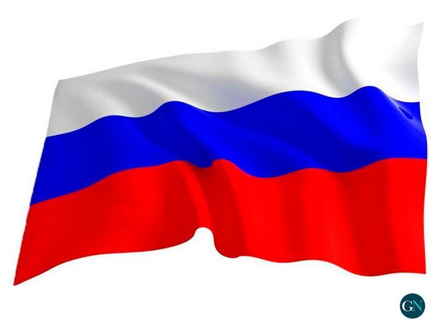 La bandera de Rússia 
