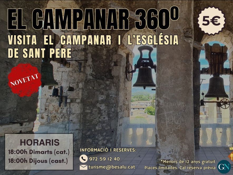 Visita el campanar de Sant Pere 