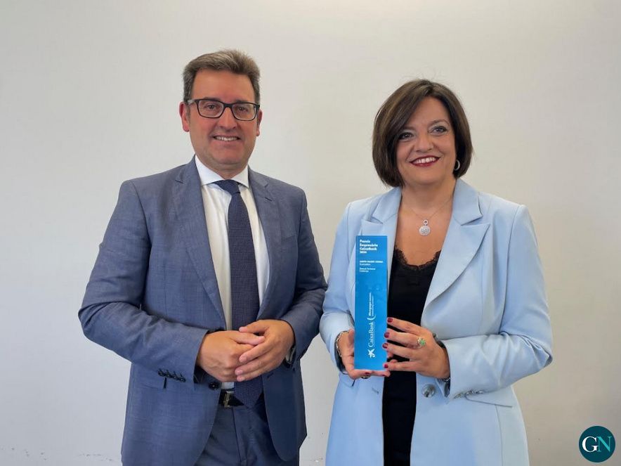 Entrega del guardó “CaixaBank Premi Empresària” a Judith Viader, CEO de Frit Ravich 