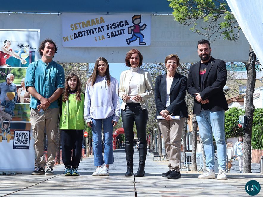 Les autoritats durant la jornada del DMAF a Salt 