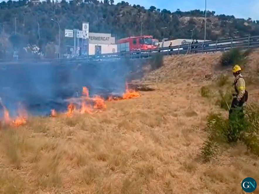 Incendi de vegetació / Bombers 