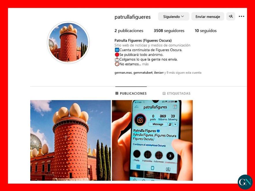 'Patrulla Figueres' a Instagram 