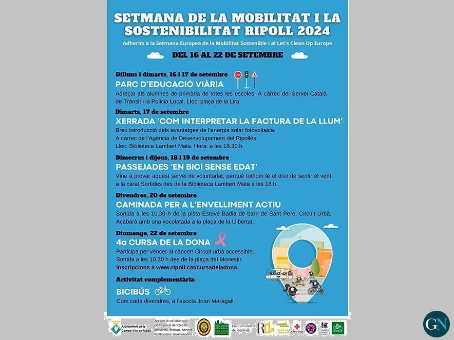 Setmana de la Mobilitat i la Sostenibilitat a Ripoll 