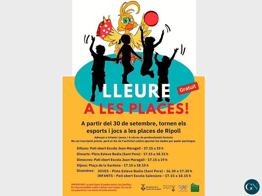 Lleure a les places i als patis oberts de Ripoll 2024 