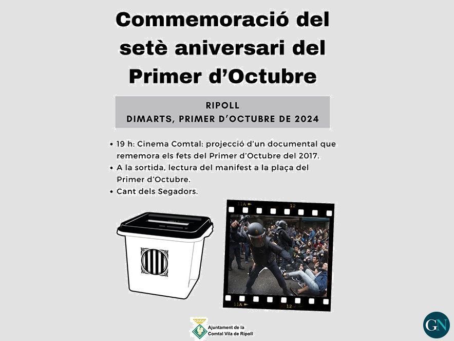 Setè aniversari del Primer d'Octubre / Aj.Ripoll 