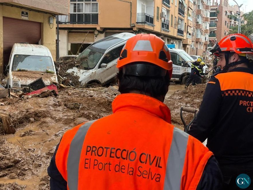 Zona zero de la Dana / Protecció Civil del Port de la Selva 
