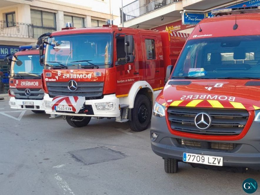 Dispositiu dels Bombers de Mallorca  