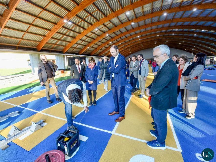 Inauguració del pavelló d'atletisme 