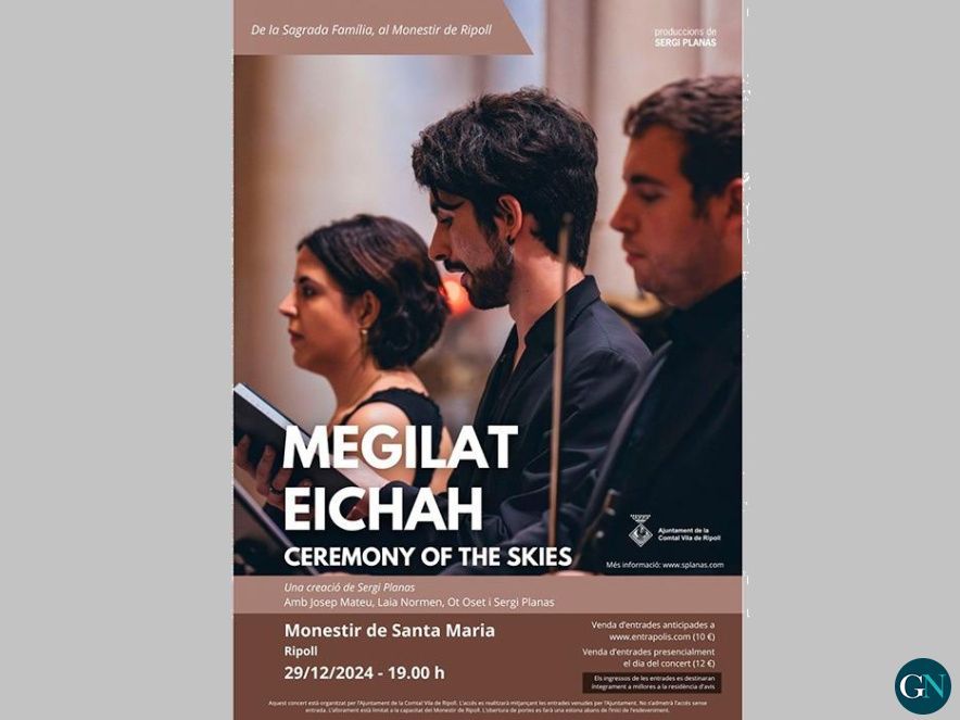  De la Sagrada Família al Monestir de Ripoll: concert “Megilat Eichah. Ceremony of the skies”