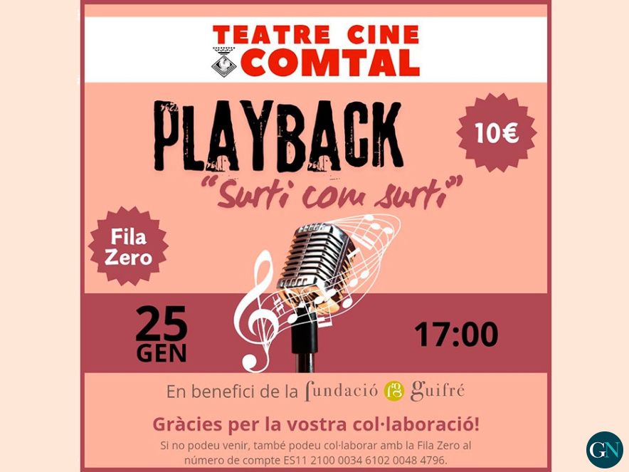 Espectacle de playback solidari a benefici de la Fundació Guifré 