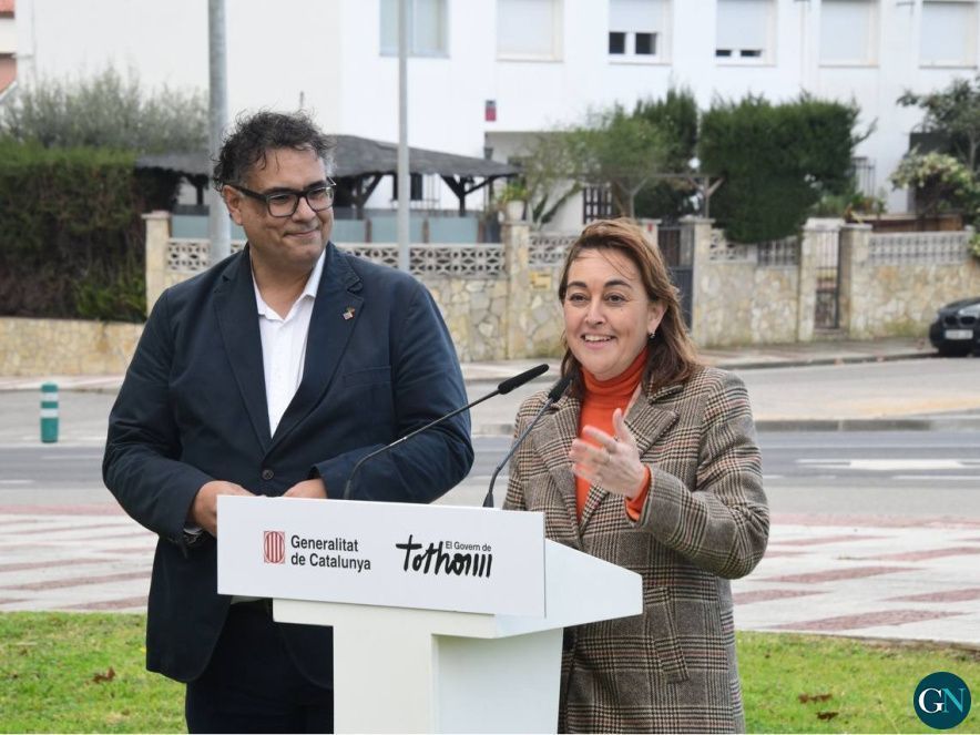 Visita a la millora de la  travessera de la C-253 a l'altura de S'Agaró 