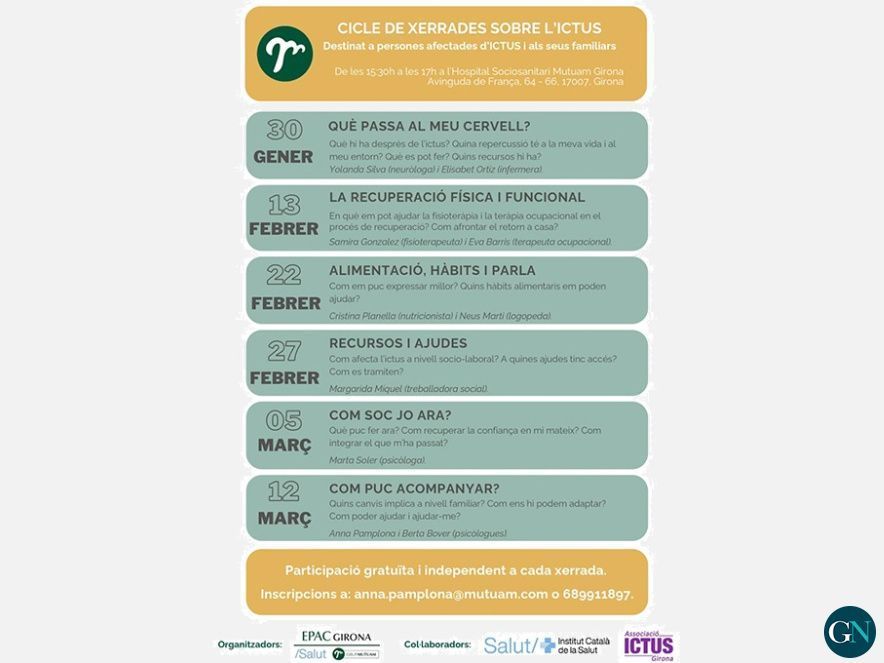 II Cicle de Xerrades sobre l’Ictus a Girona 