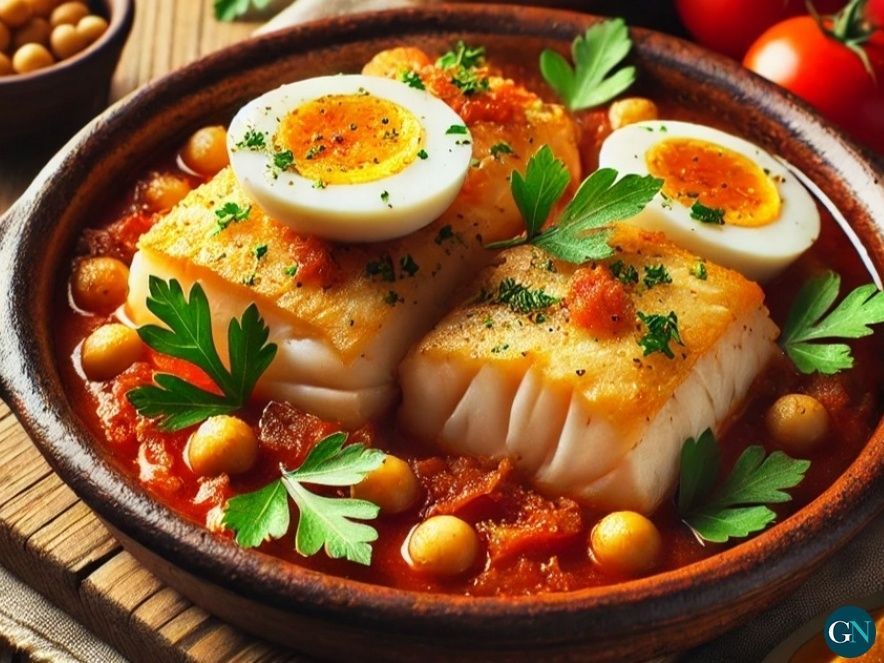 Bacallà amb ous durs 
