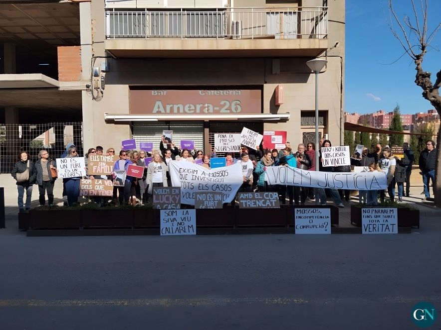 Protesta a Figueres - Irene Roé / GN 