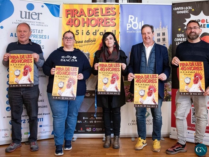 Presentació de la Fira de les 40 Hores  -  © Glòria Sánchez / GN 